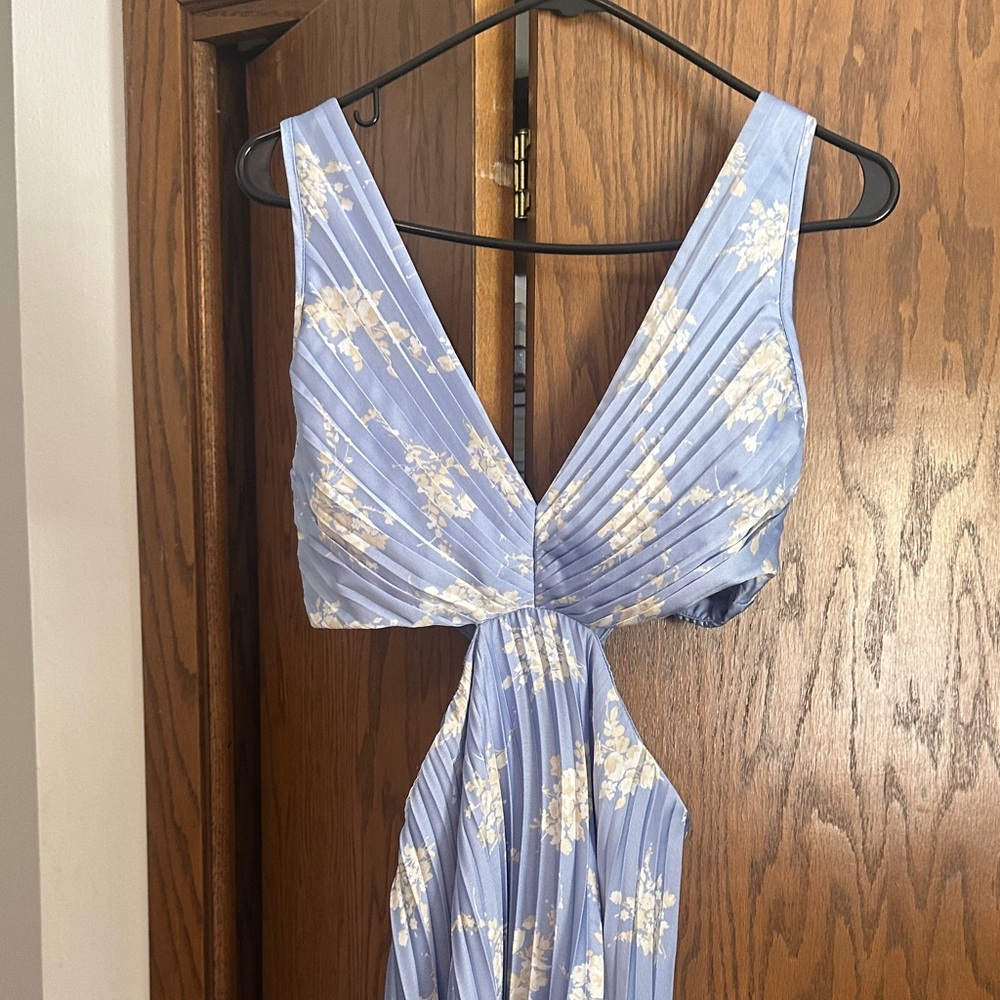 Abercrombie & Fitch Blue Floral Dress